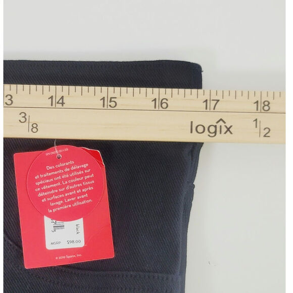 SPANX Jean-ish Ankle Leggings in Black, sz XL - Picture 13 of 16
